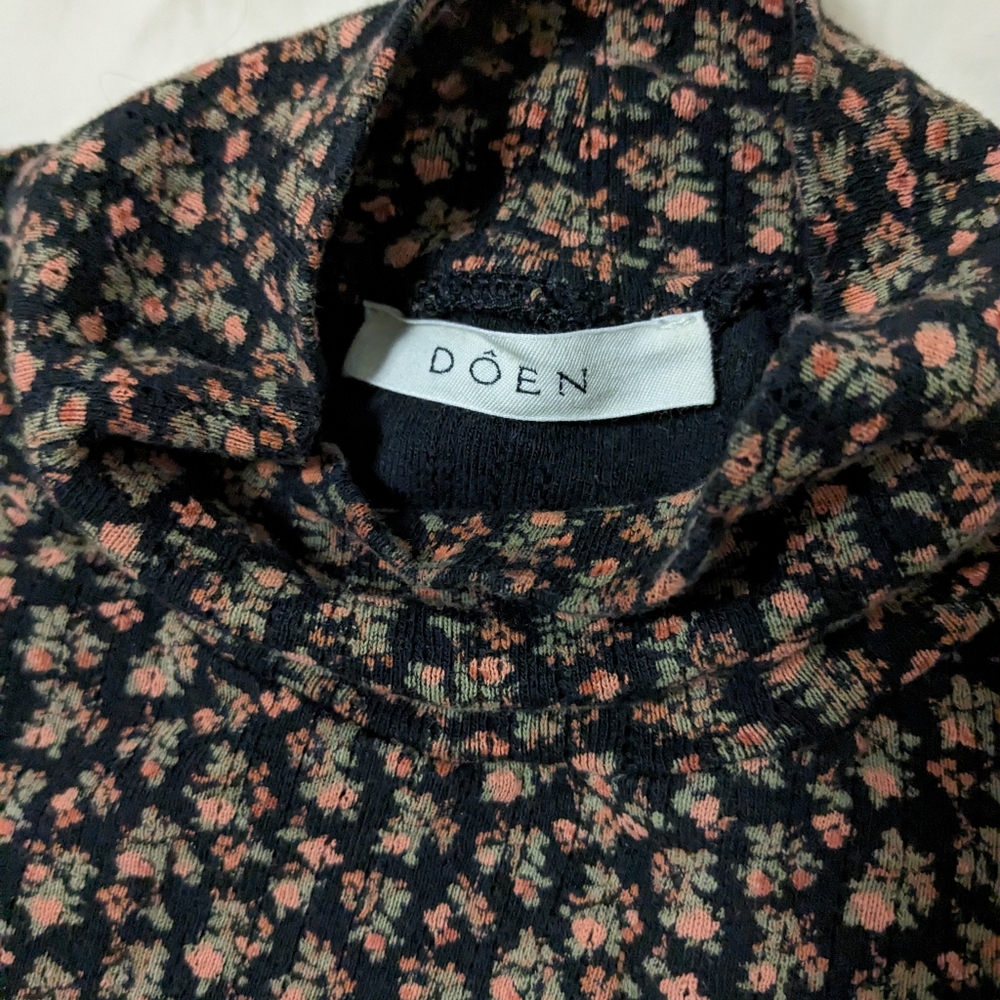 Doen floral print turtleneck